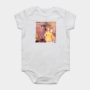 Robin Nami One Piece Chibi Baby Bodysuit